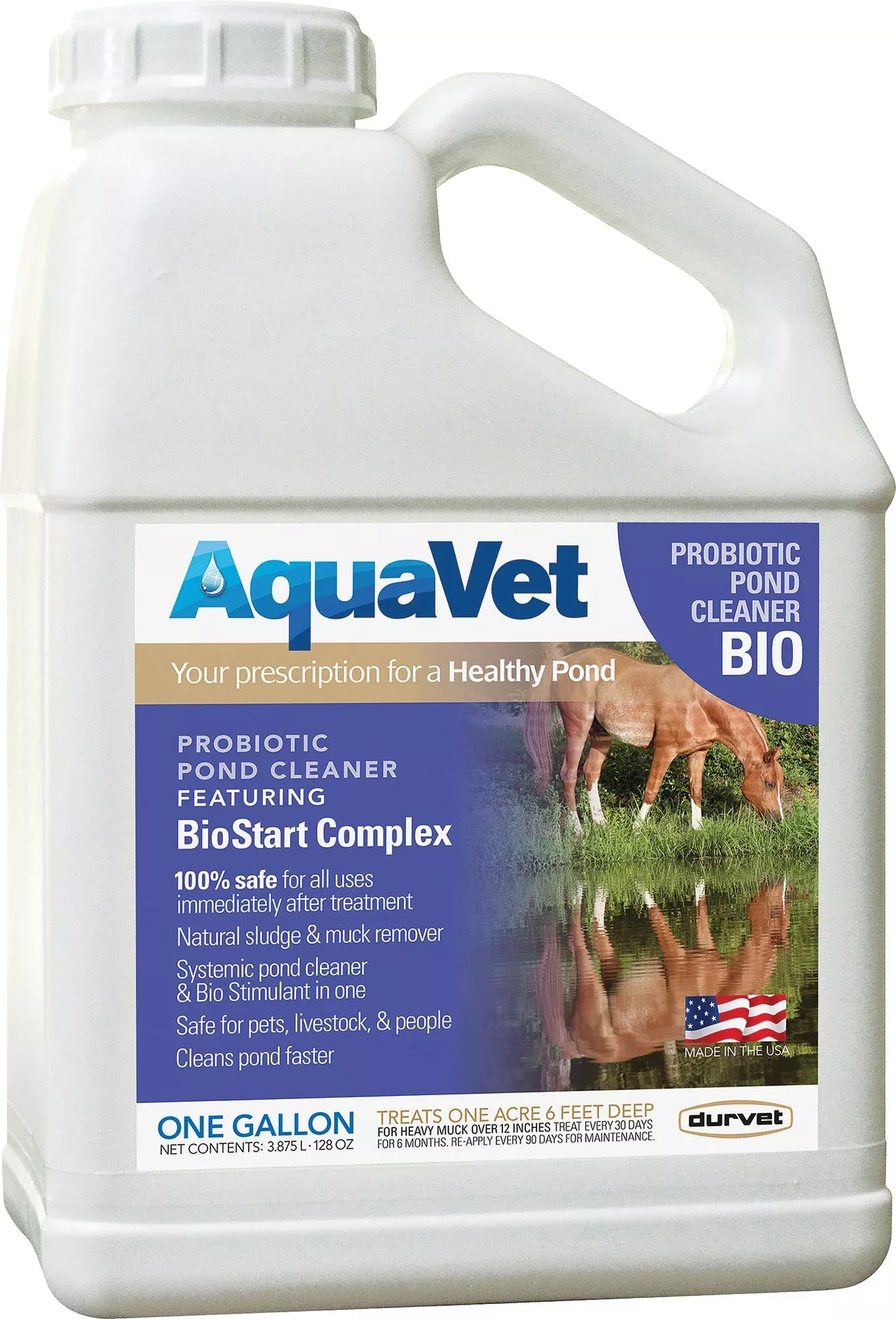 AquaVet Bio Pond Cleaner with BioStart Complex 1 gal