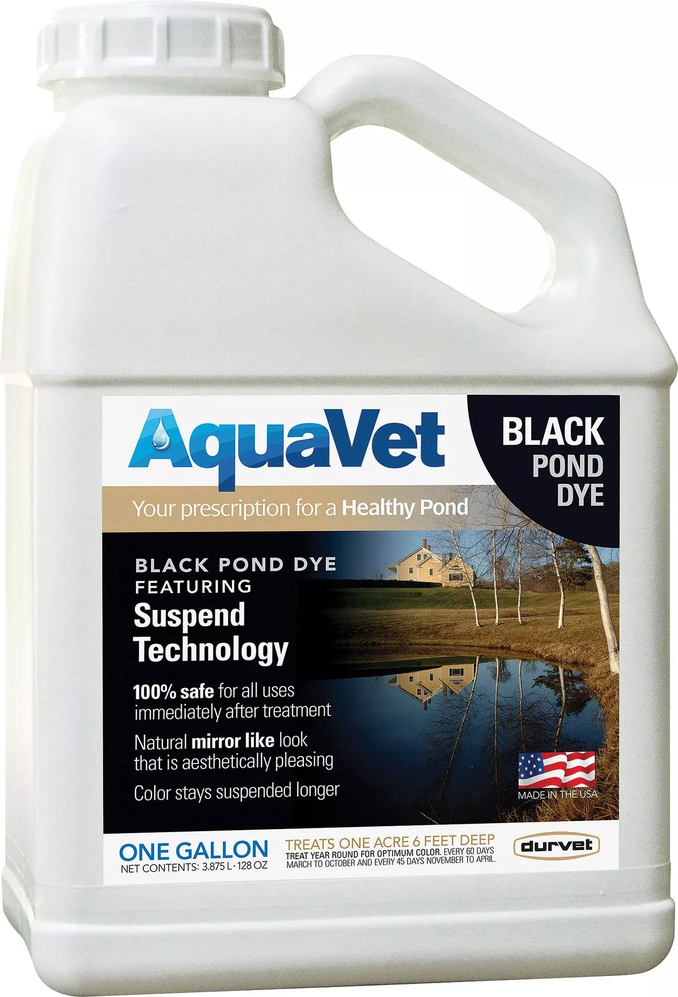 AquaVet Pond Dye with Suspend Technology, Black, 1 Gal