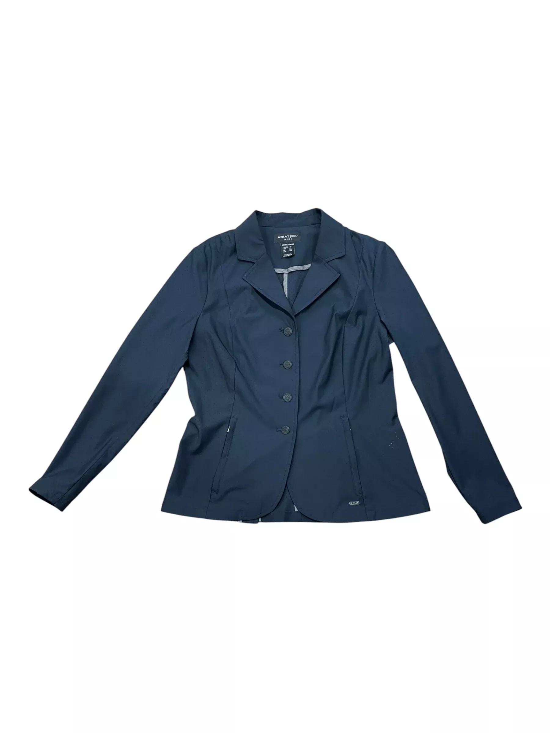 Ariat Artico Exhale Show Coat - Navy - 8R - USED