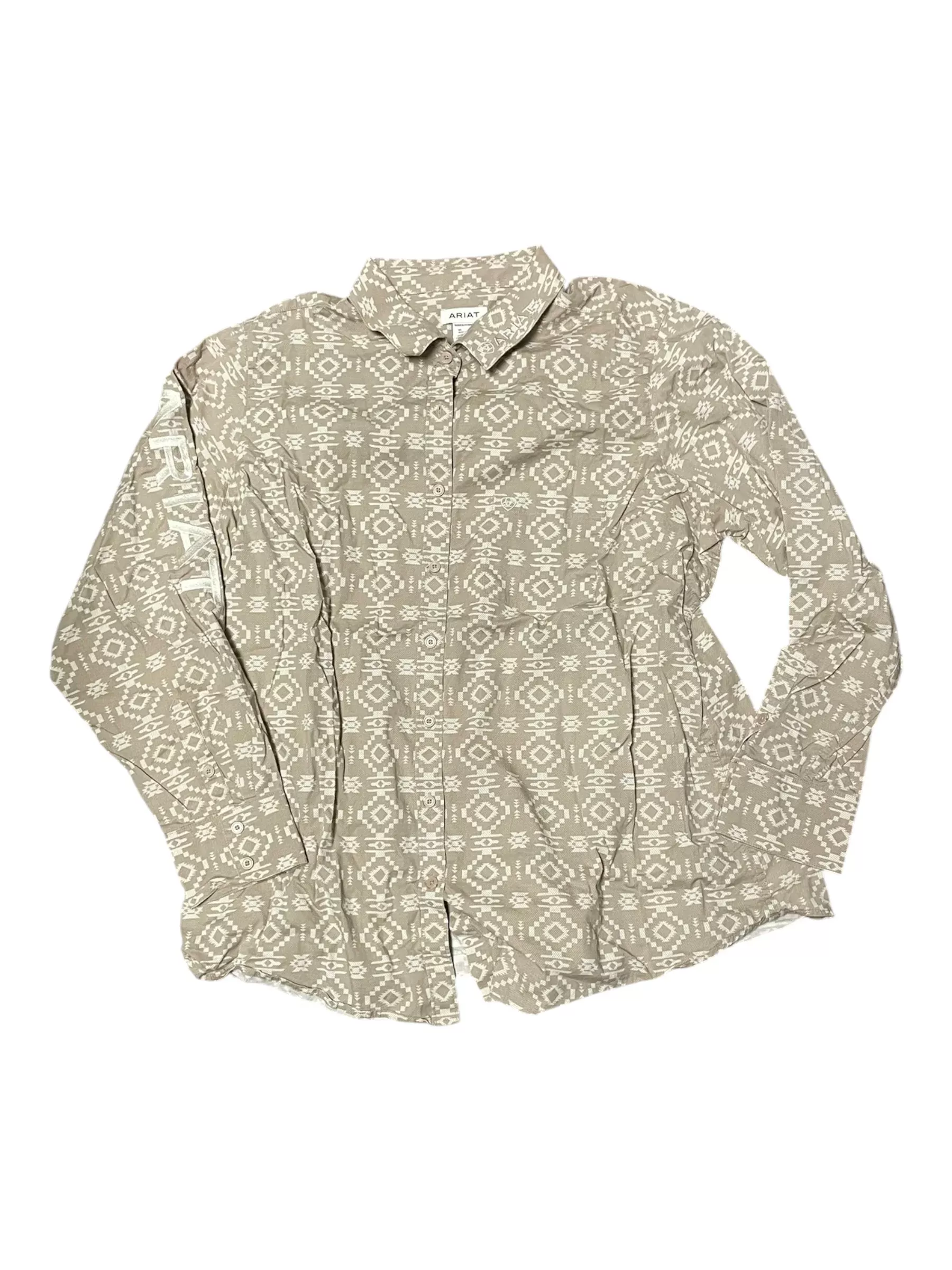 Ariat Button Up - Tan - 2X - USED