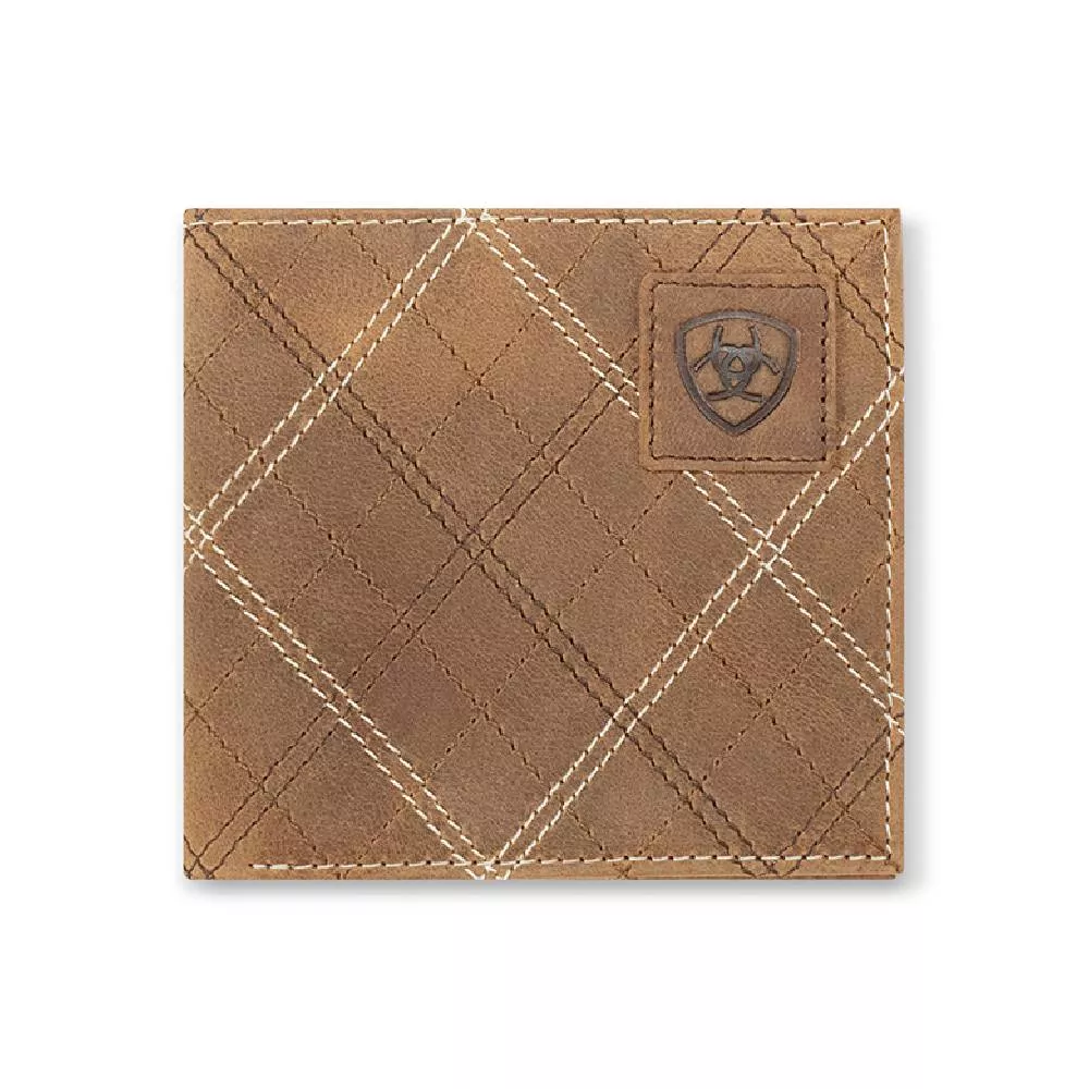 Ariat Cross Stitch Patch Bifold Wallet