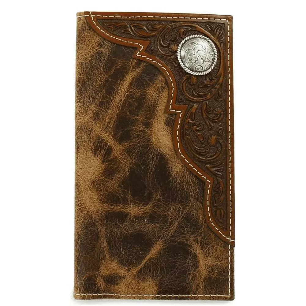 Ariat Embossed Oval Concho Rodeo Wallet