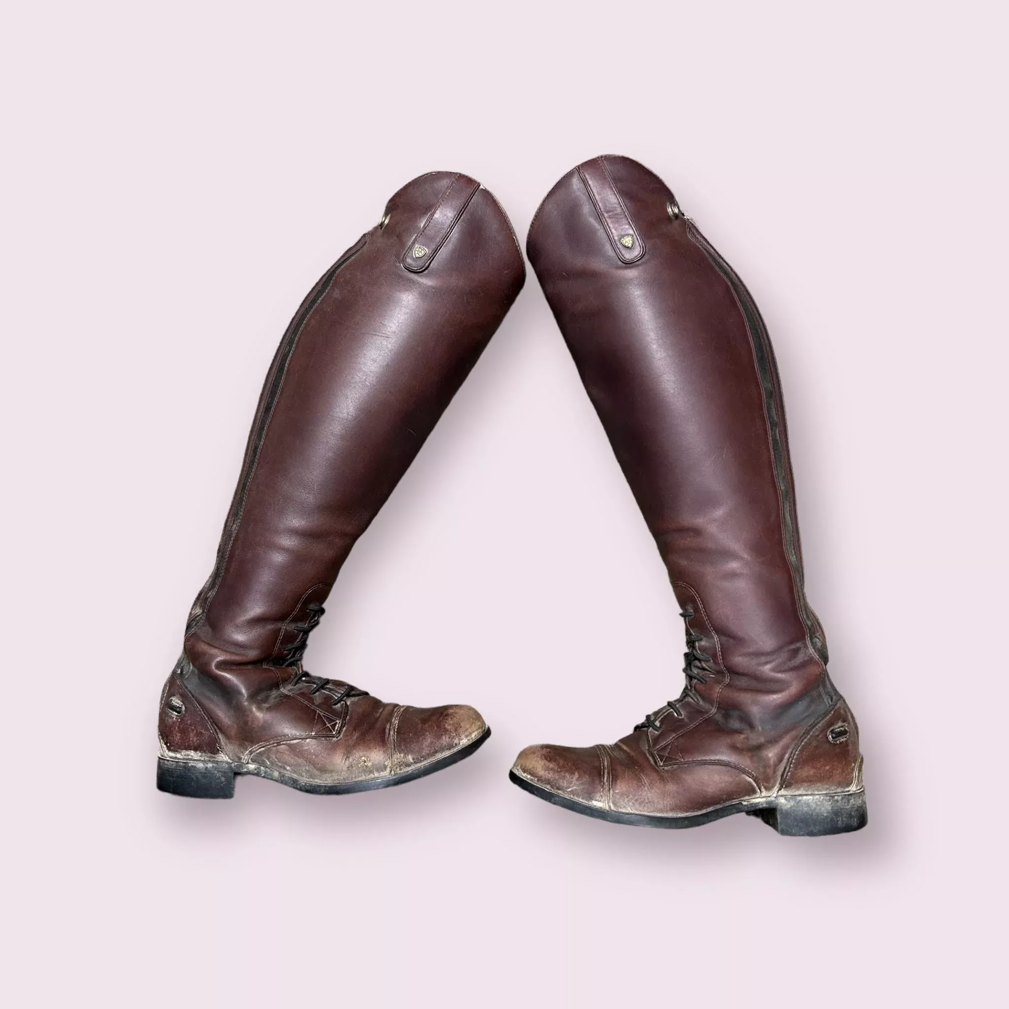 Ariat Field Boots - Brown - Size 7 - Full Calf/Tall Height - USED