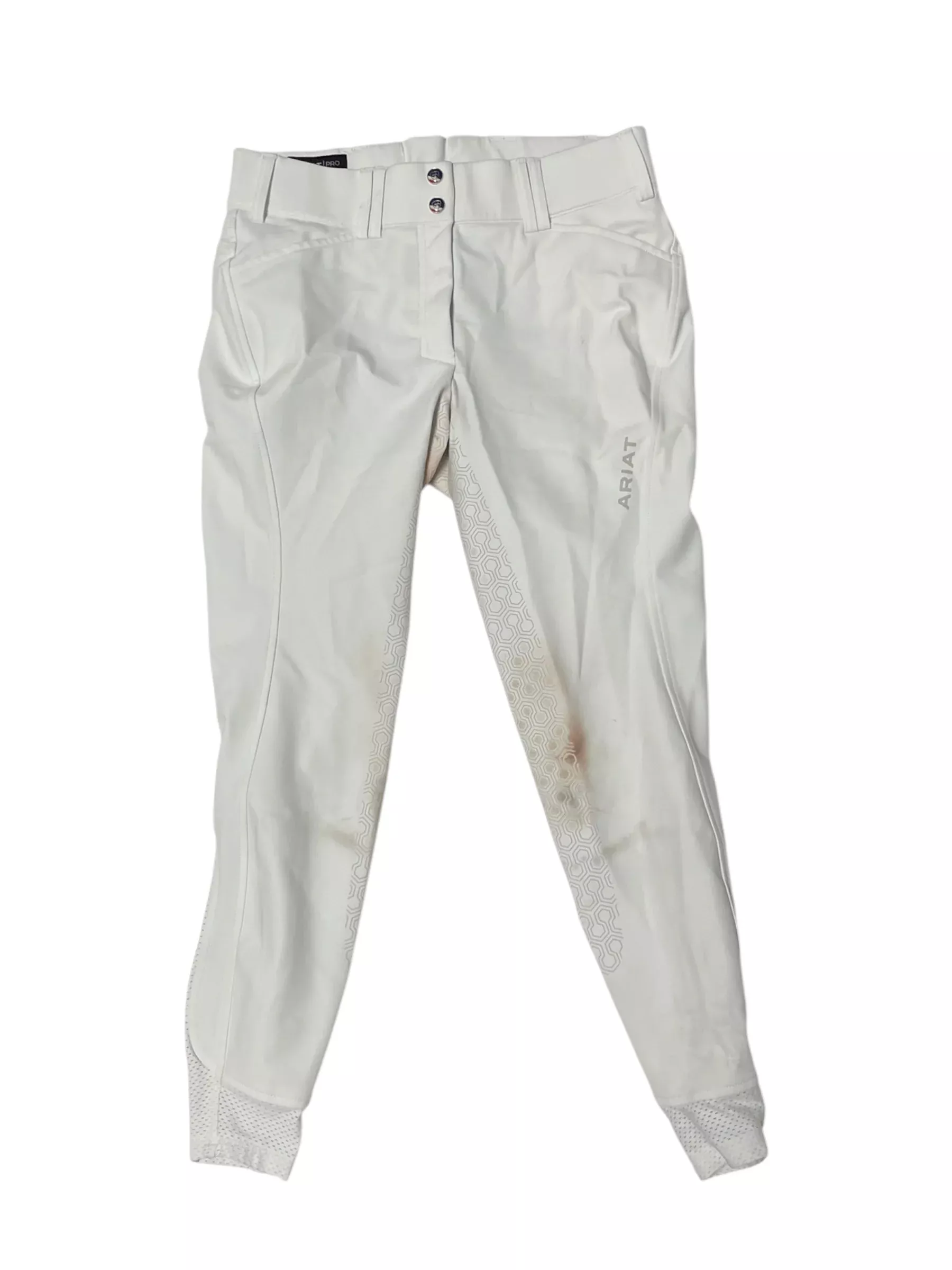 Ariat FS Breech - White - 28R - USED