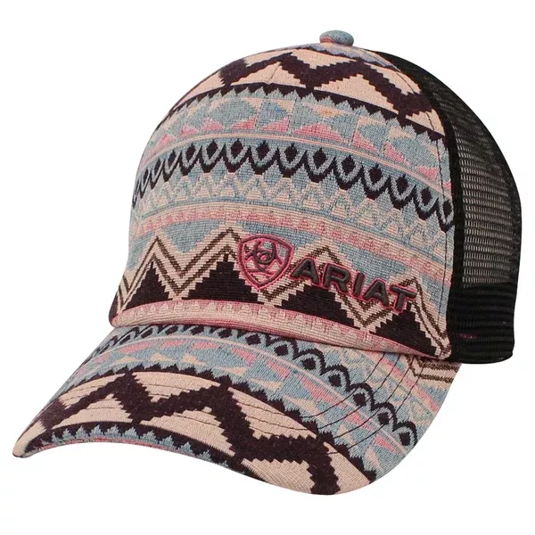 Ariat Ladies Ponyflo Tribal Print Ball Cap