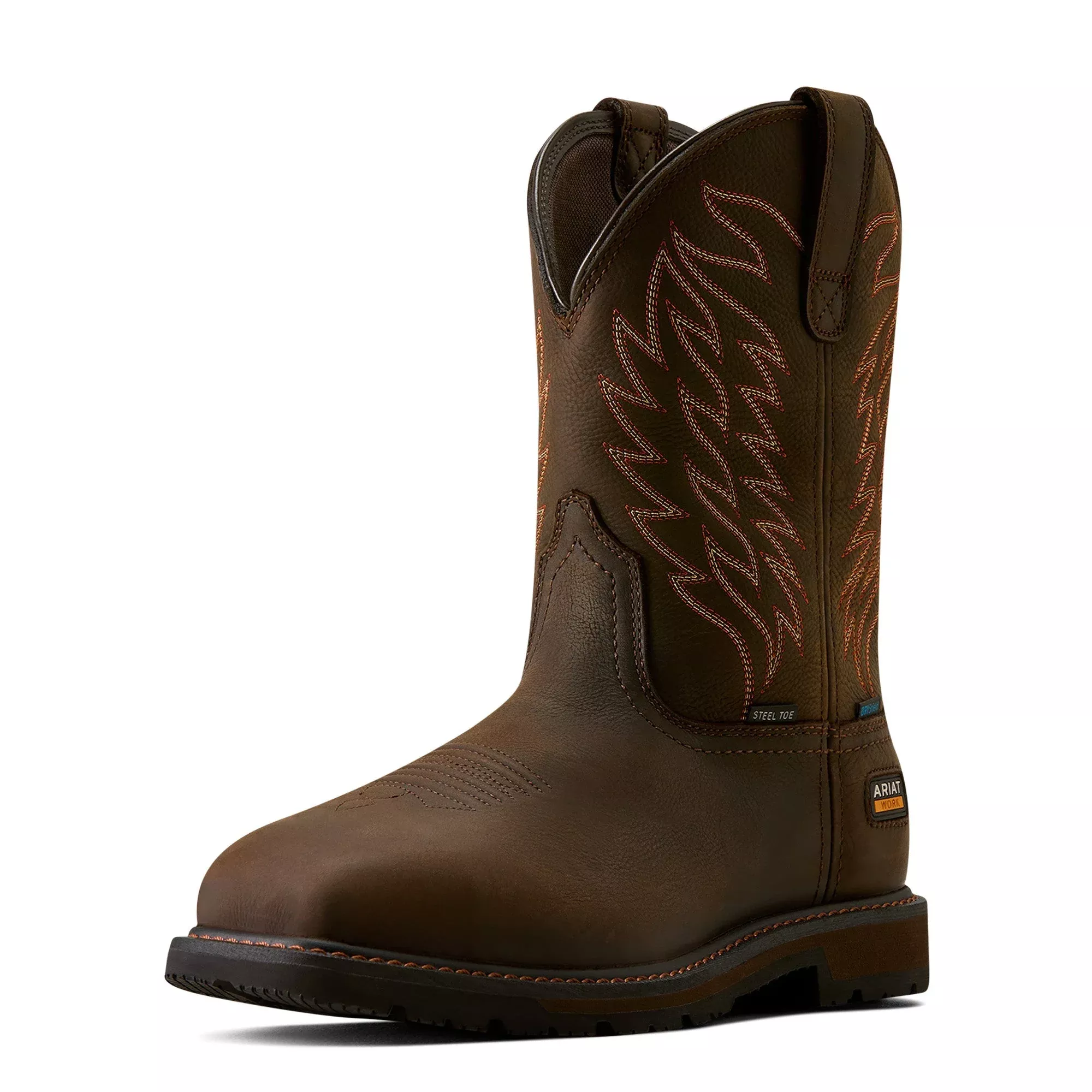 Ariat Men's Groundbreaker Waterproof Wide Square Toe Steel Toe Work Boot