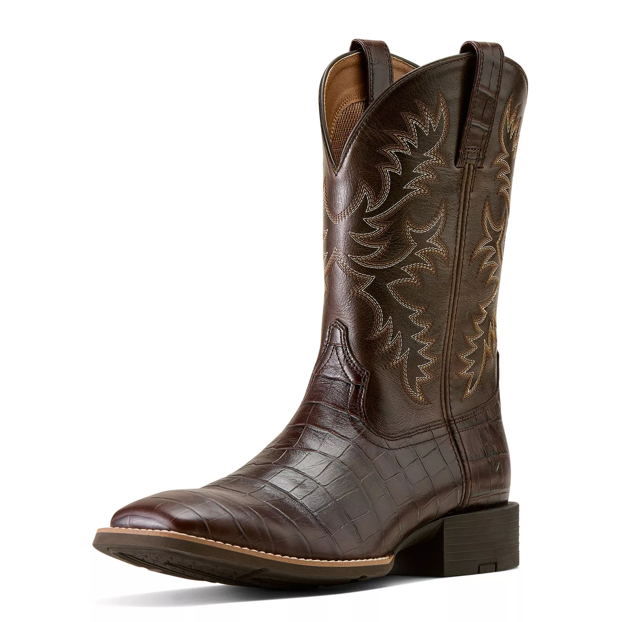Ariat Men's Sport Latigo Wide Square Toe Cowboy Boot