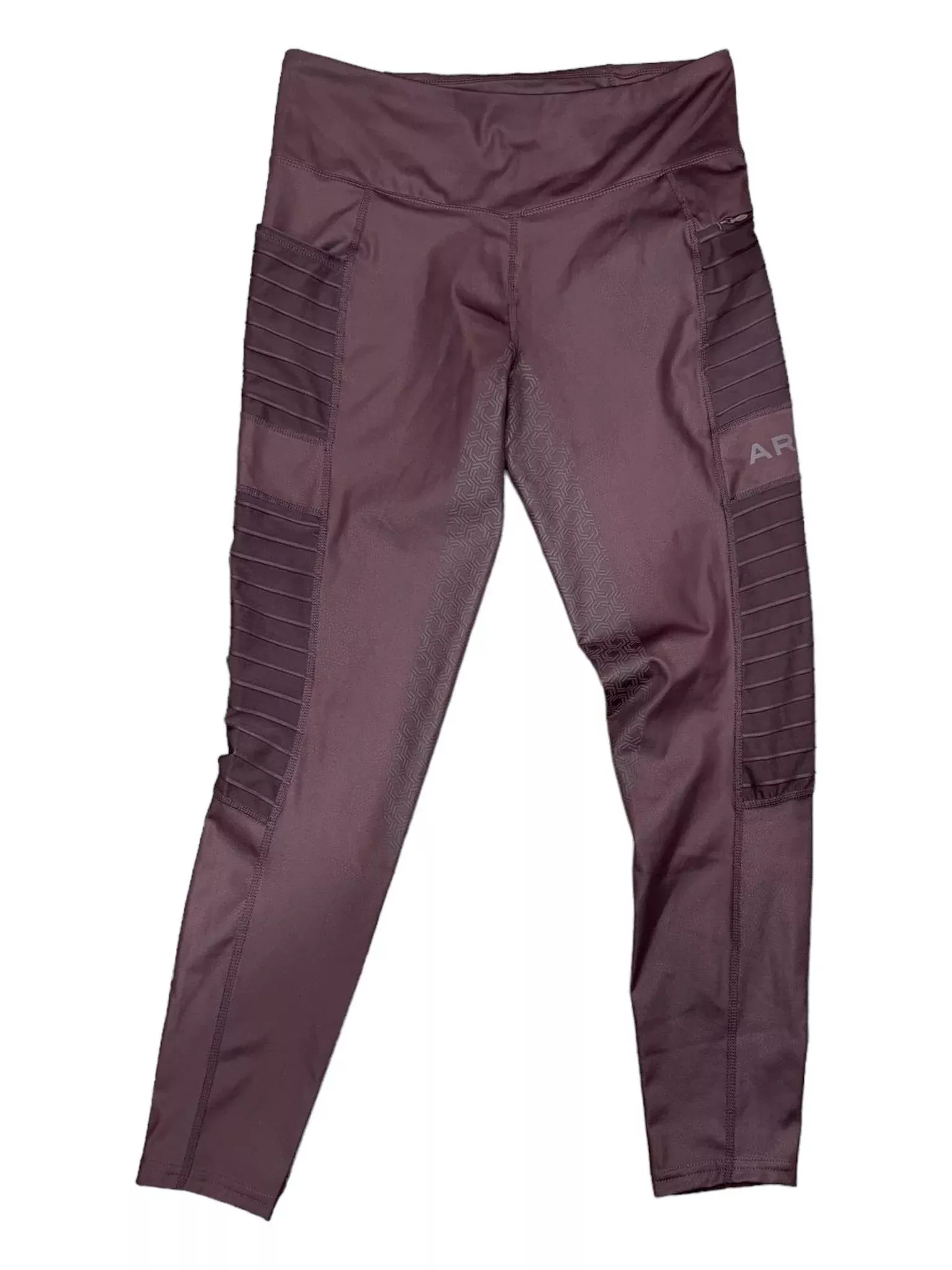 Ariat Moto FS Tights - Burgundy - M - USED