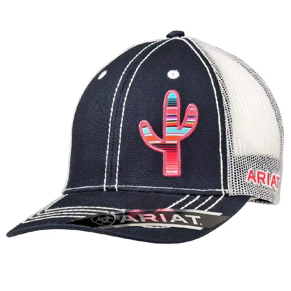 Ariat Navy Serape Cactus Cap