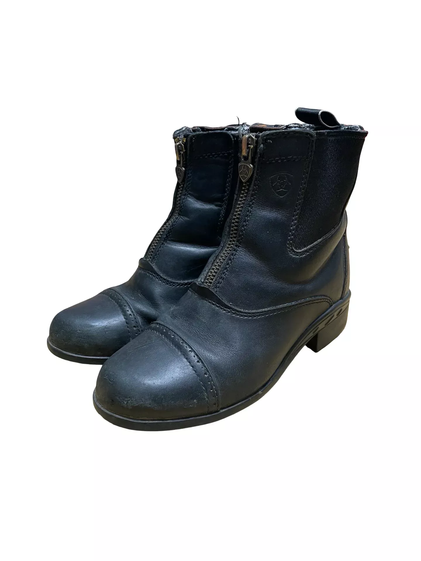 Ariat Paddock Boots - Black - Youth 13 - USED