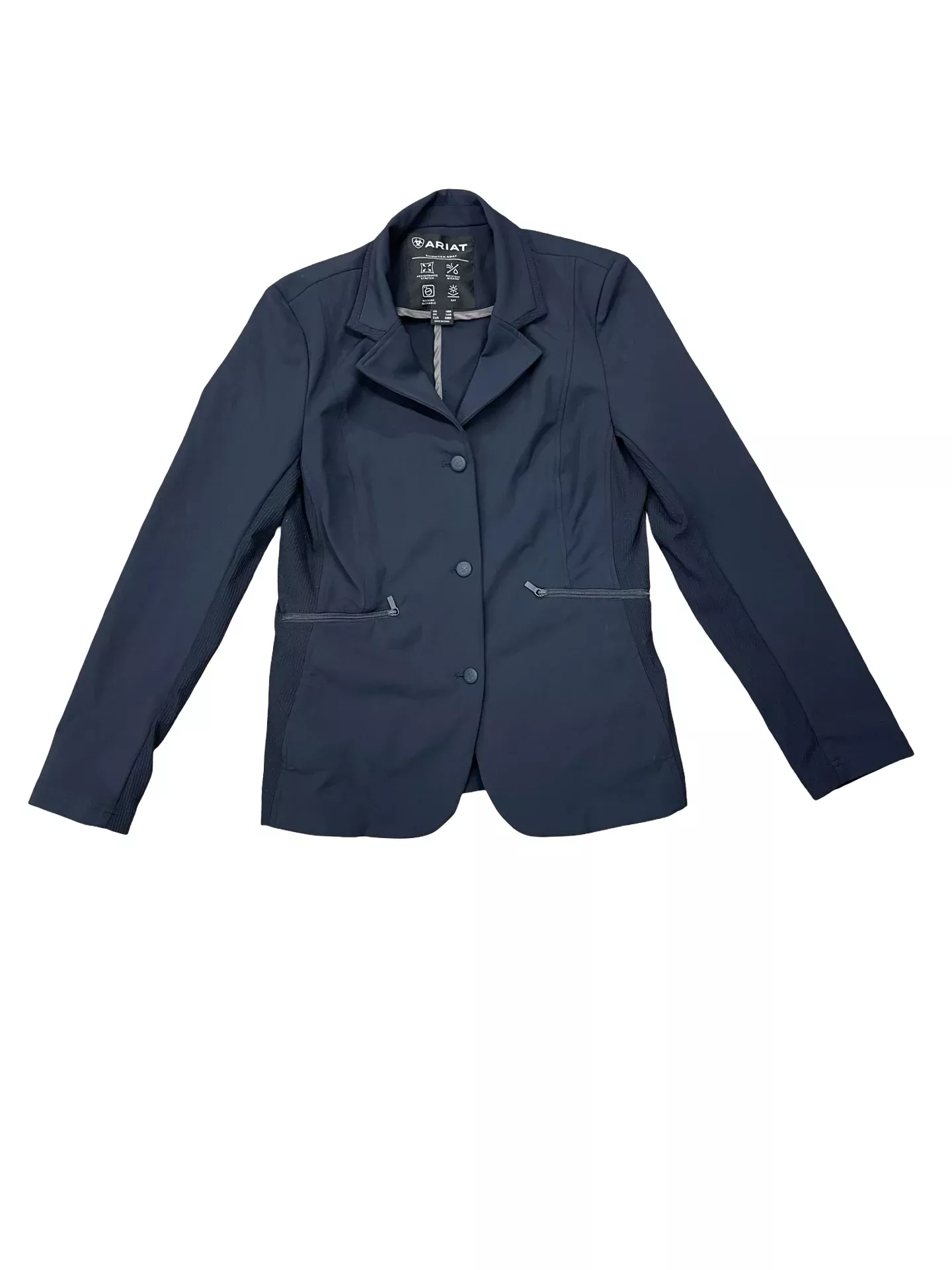 Ariat Showtek Show Coat - Navy - 10R - USED