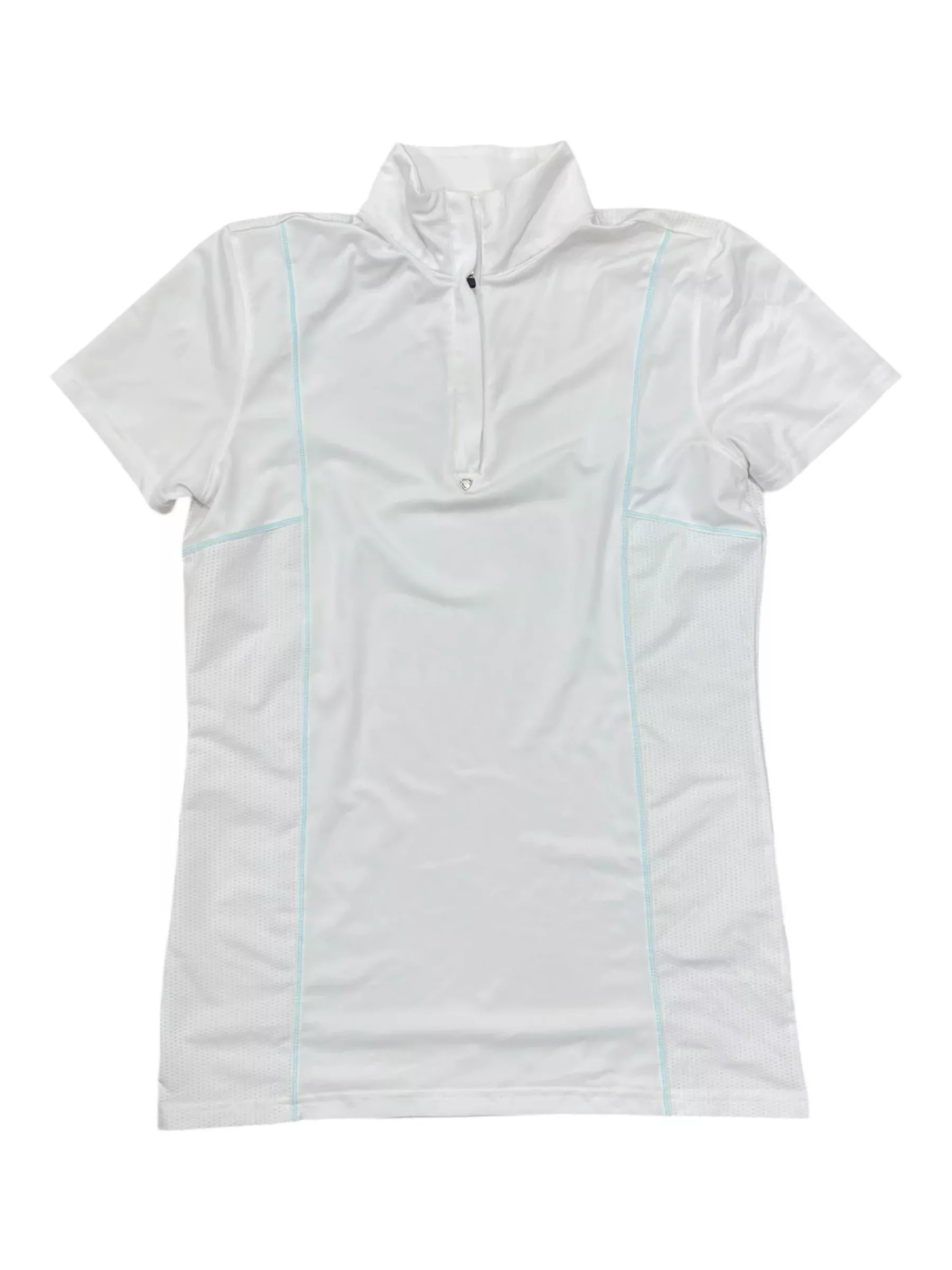 Ariat SS Sun Shirt - White/Light Blue - S - USED