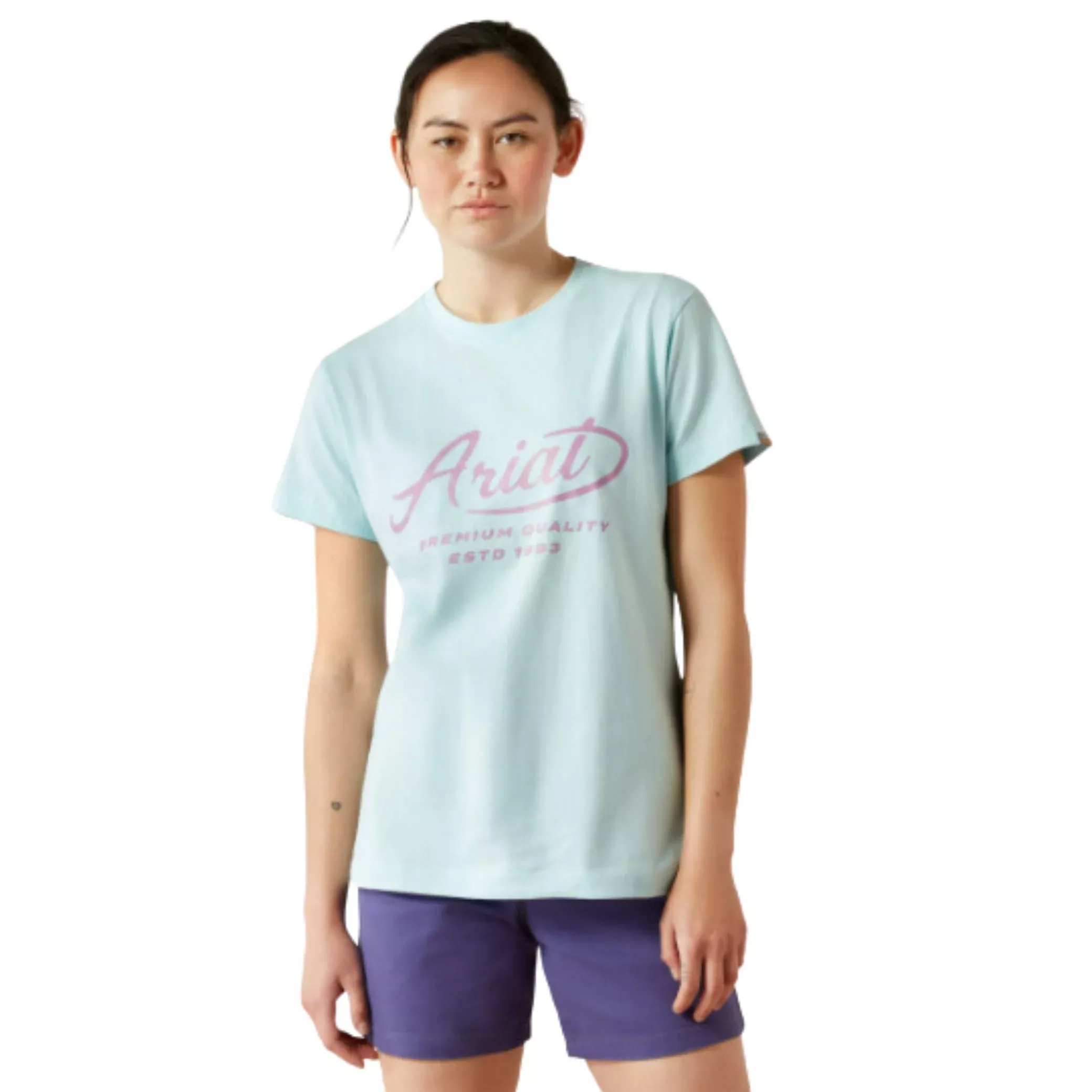 Ariat Wms Rebar Cotton Strong Worldwide SS Tee