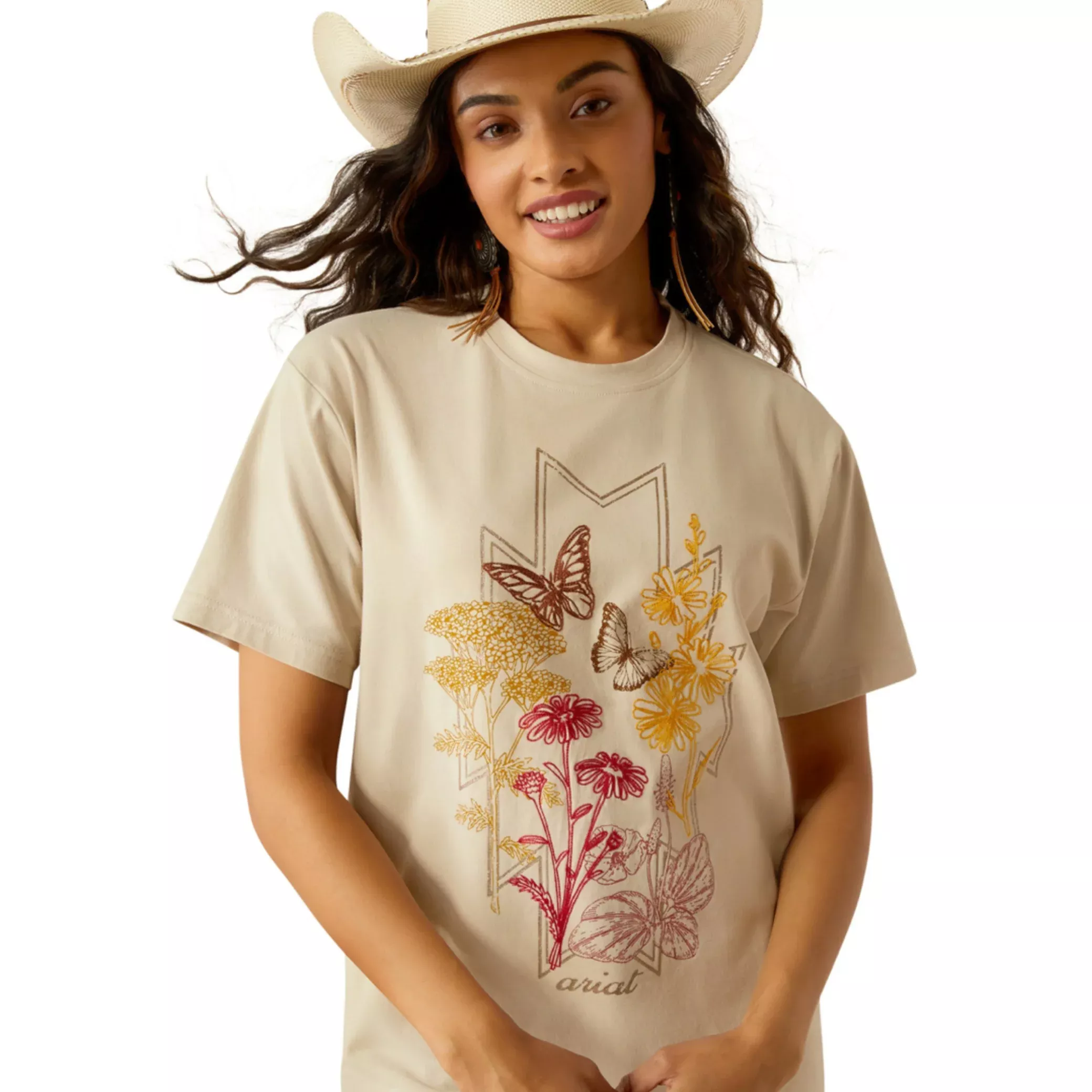 Ariat Wms Wild Botanical SS Tee