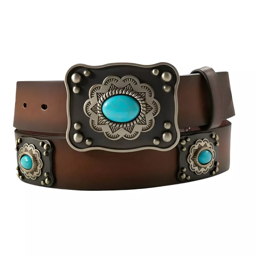 Ariat Women's Turquoise Conch Belt