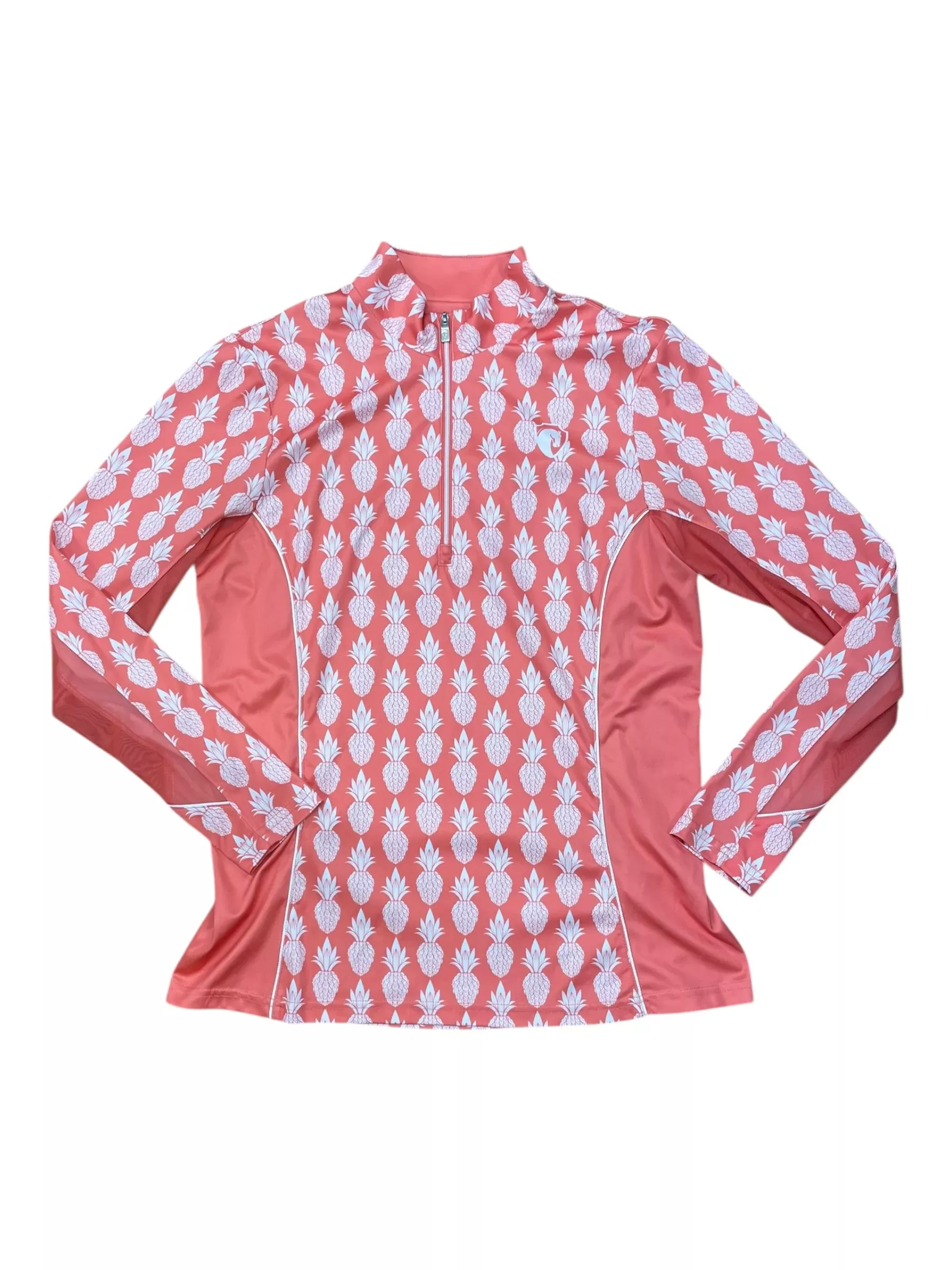 Arista LS Sun Shirt - Orange/White - L - USED