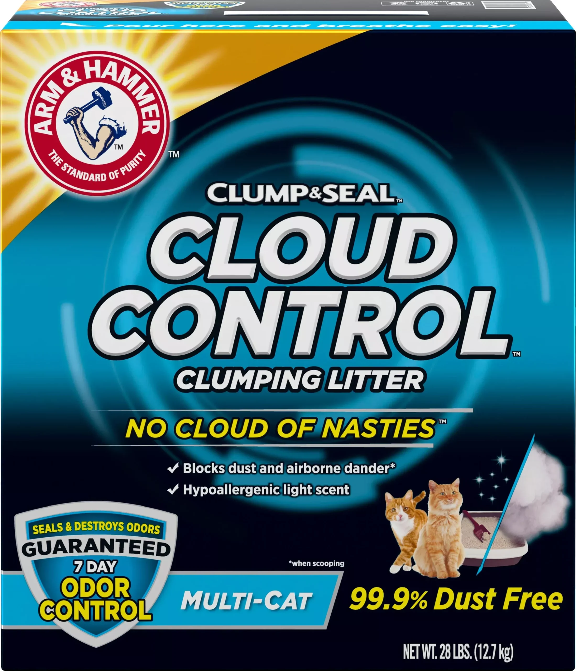 Arm & Hammer Cloud Control Clumping Cat Litter, 28 lb