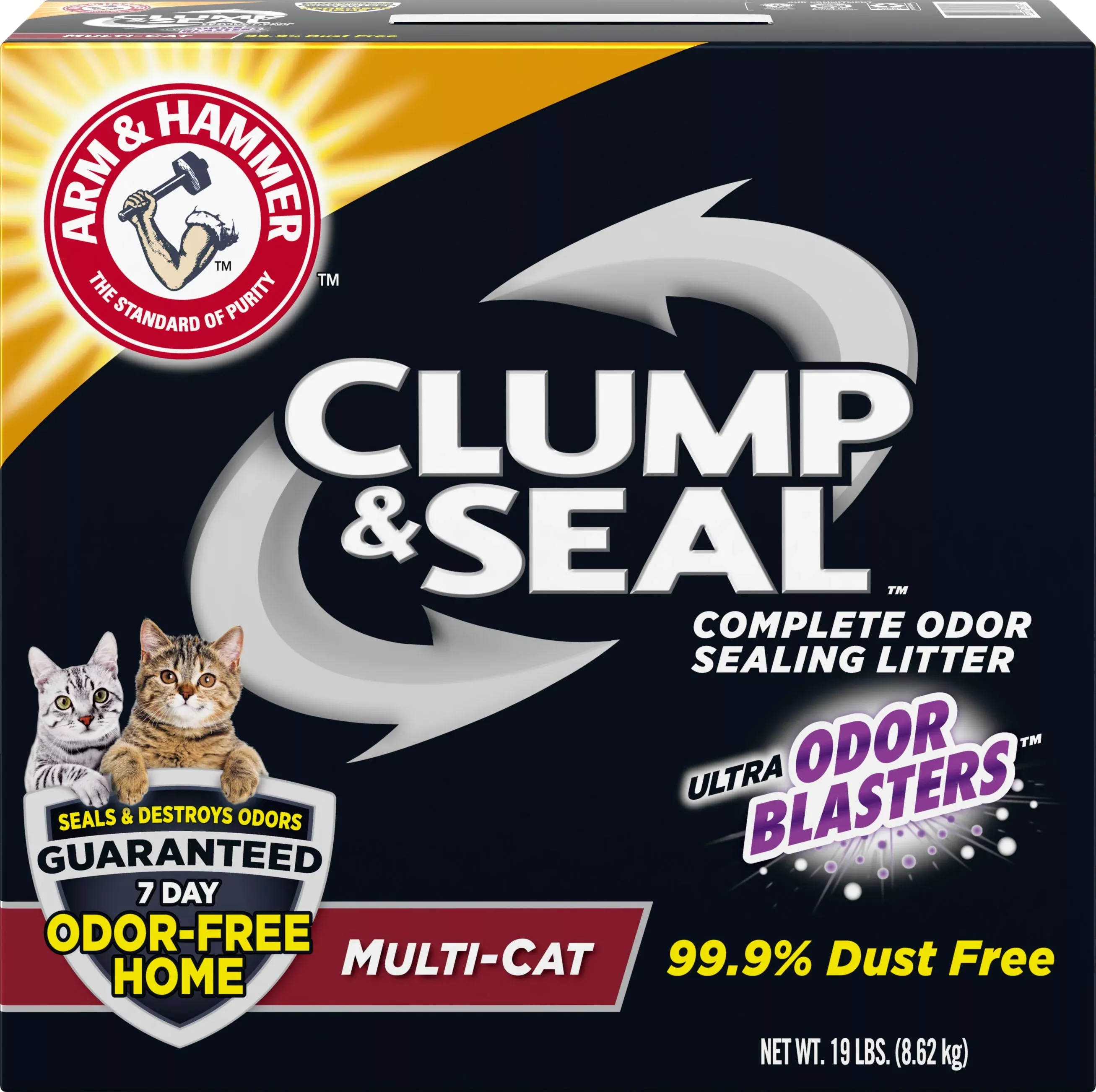 Arm & Hammer Clump & Seal Multi-Cat Litter Fresh Scent 19 lb