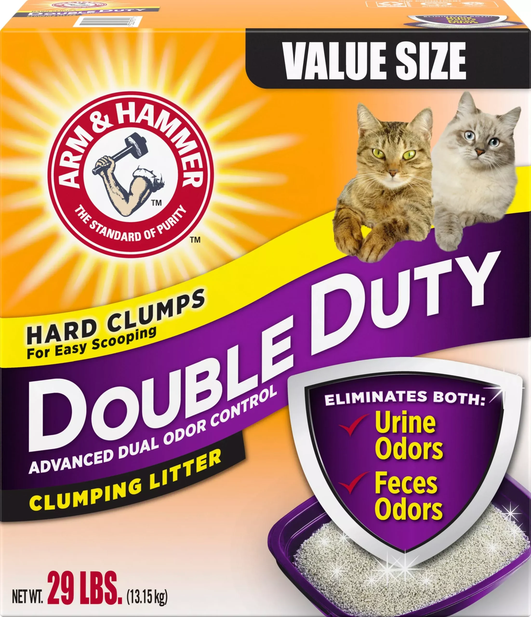 Arm & Hammer Double Duty Clumping Litter 29 LB
