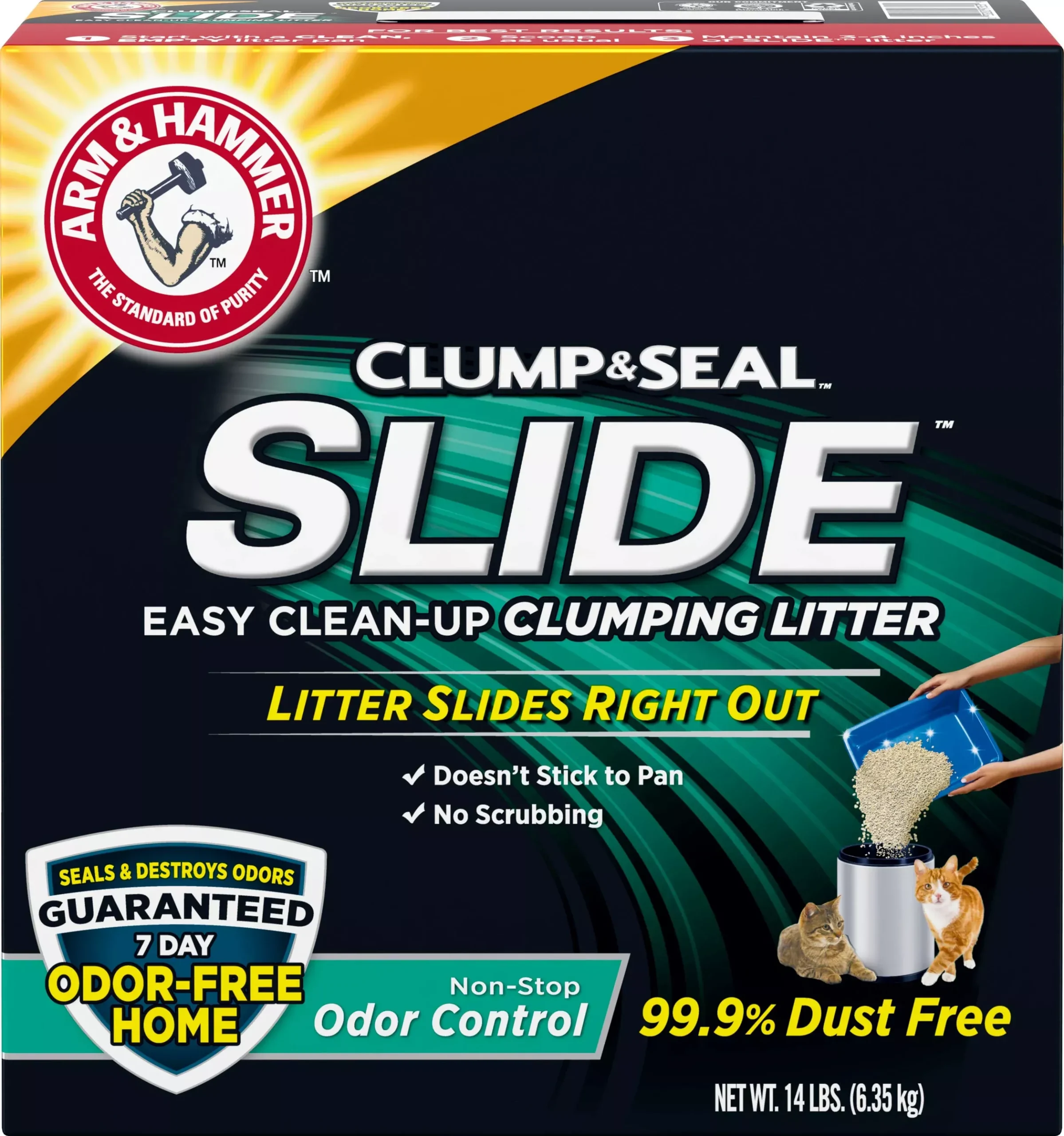 Arm & Hammer Slide Odor Control Clumping Cat Litter 14 lb
