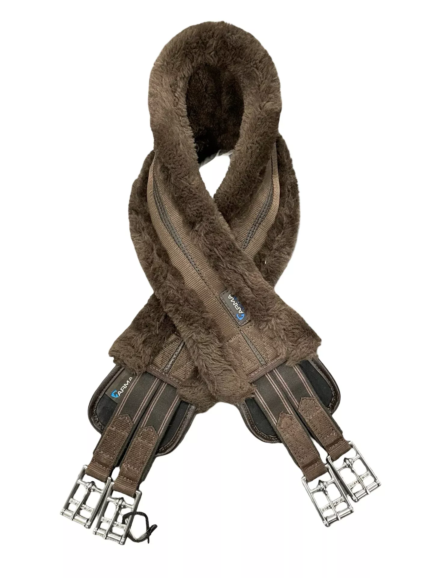 Arma Supafleece Anatomical Girth - Brown - 48" - USED