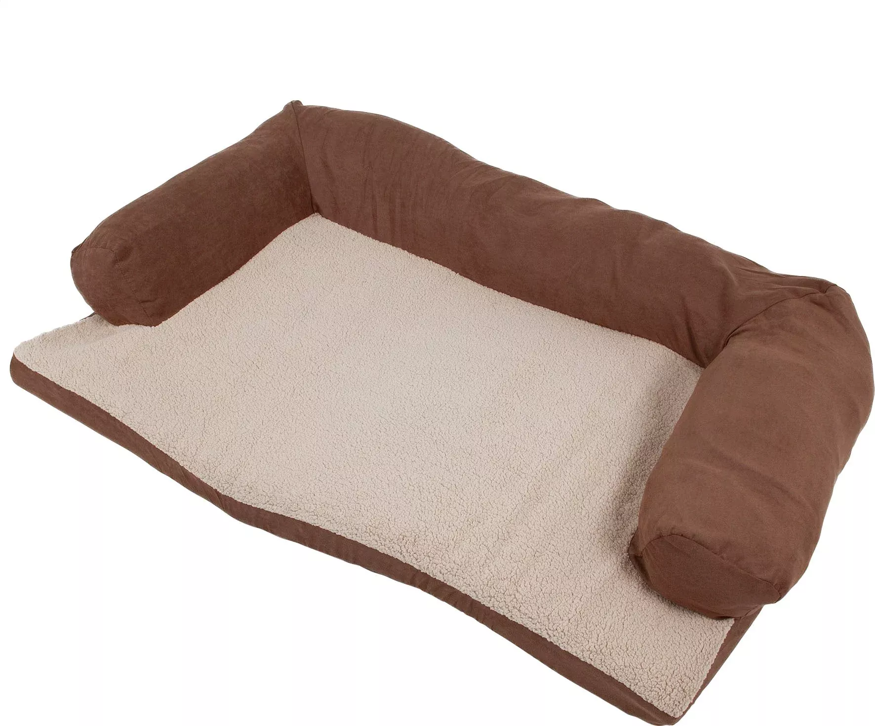 Aspen Pet Bolster Orthopedic Pet Bed Assorted 54x34 in