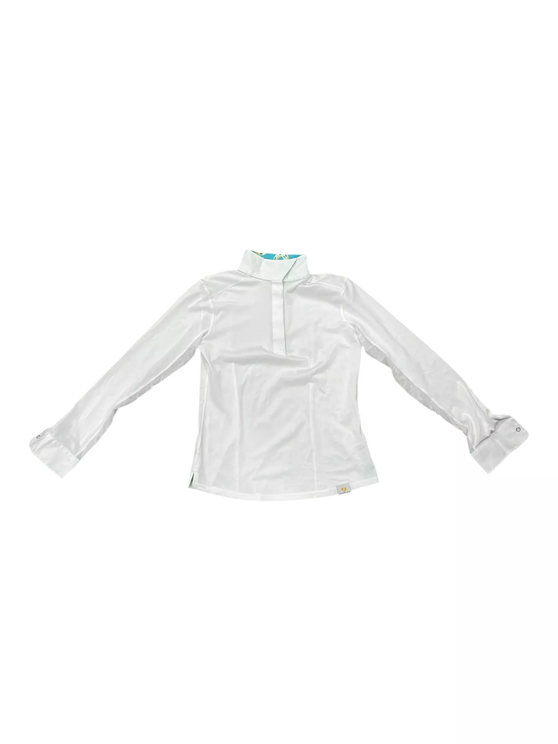 Aubrion LS Show Shirt - White/Donuts - S - USED