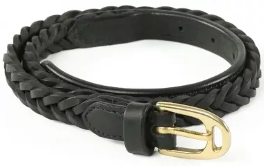 Aubrion Plaited Leather Belt