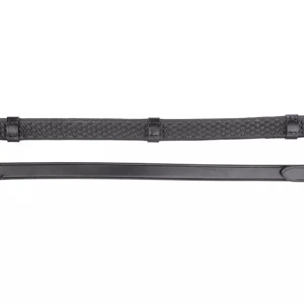 Avignon Rubber Reins with Leather Stoppers