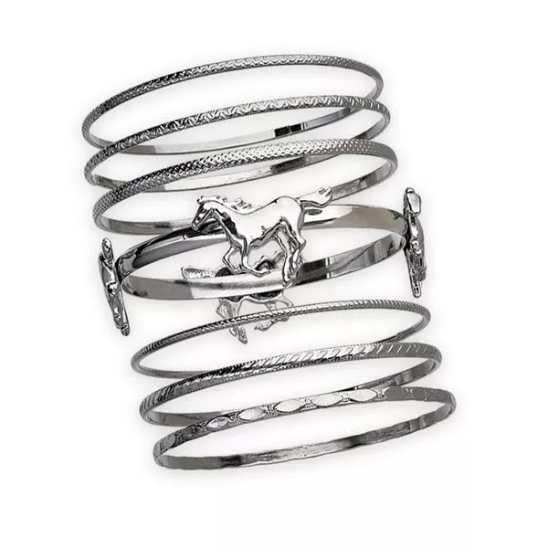 AWST International Bangle Bracelets – Set of 7
