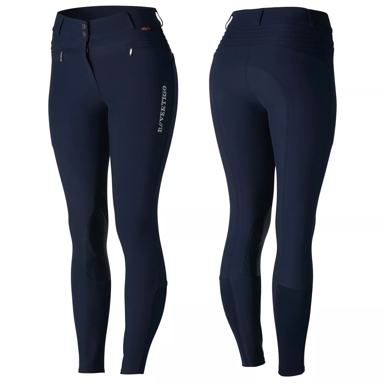 B Vertigo Drea Ladies Silicon Knee Patch Breeches