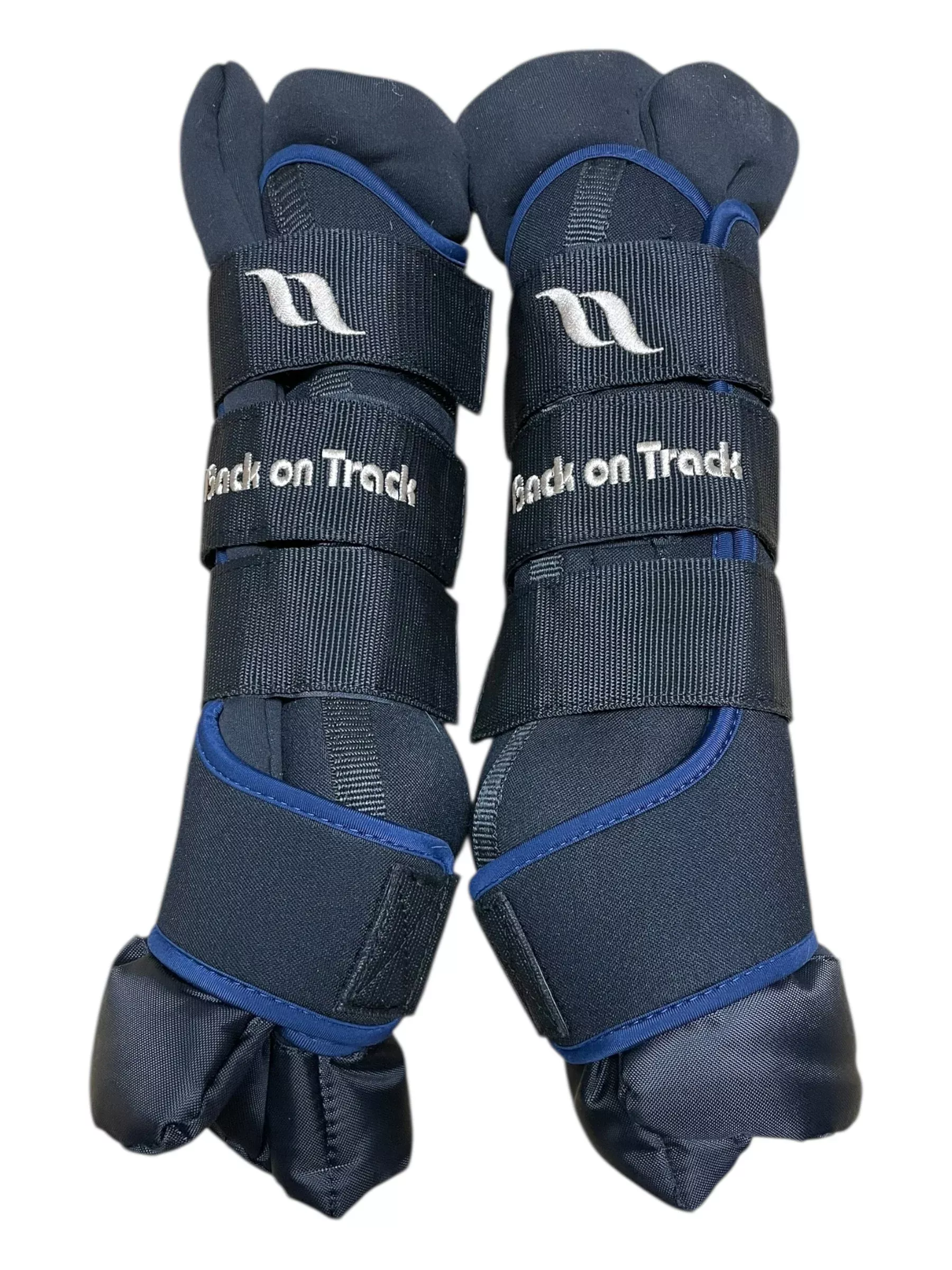 Back On Track Quick Wraps *Pair* - Black/Navy - M - USED