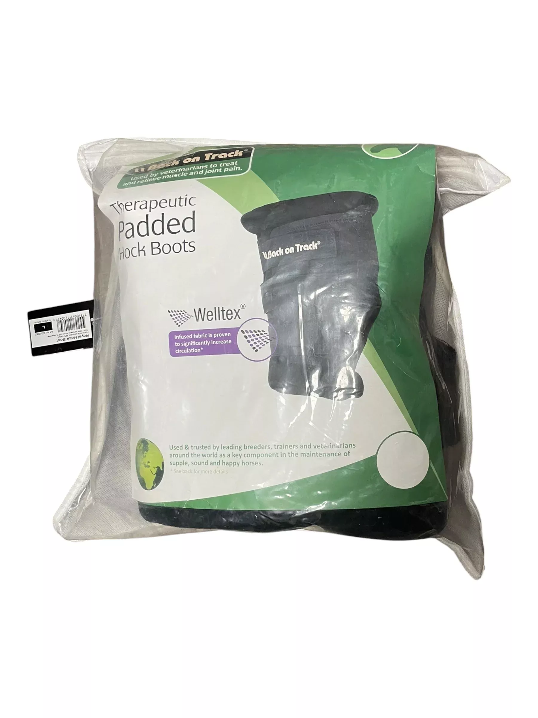Back On Track Therapeutic Hock Boots - Black - L - USED