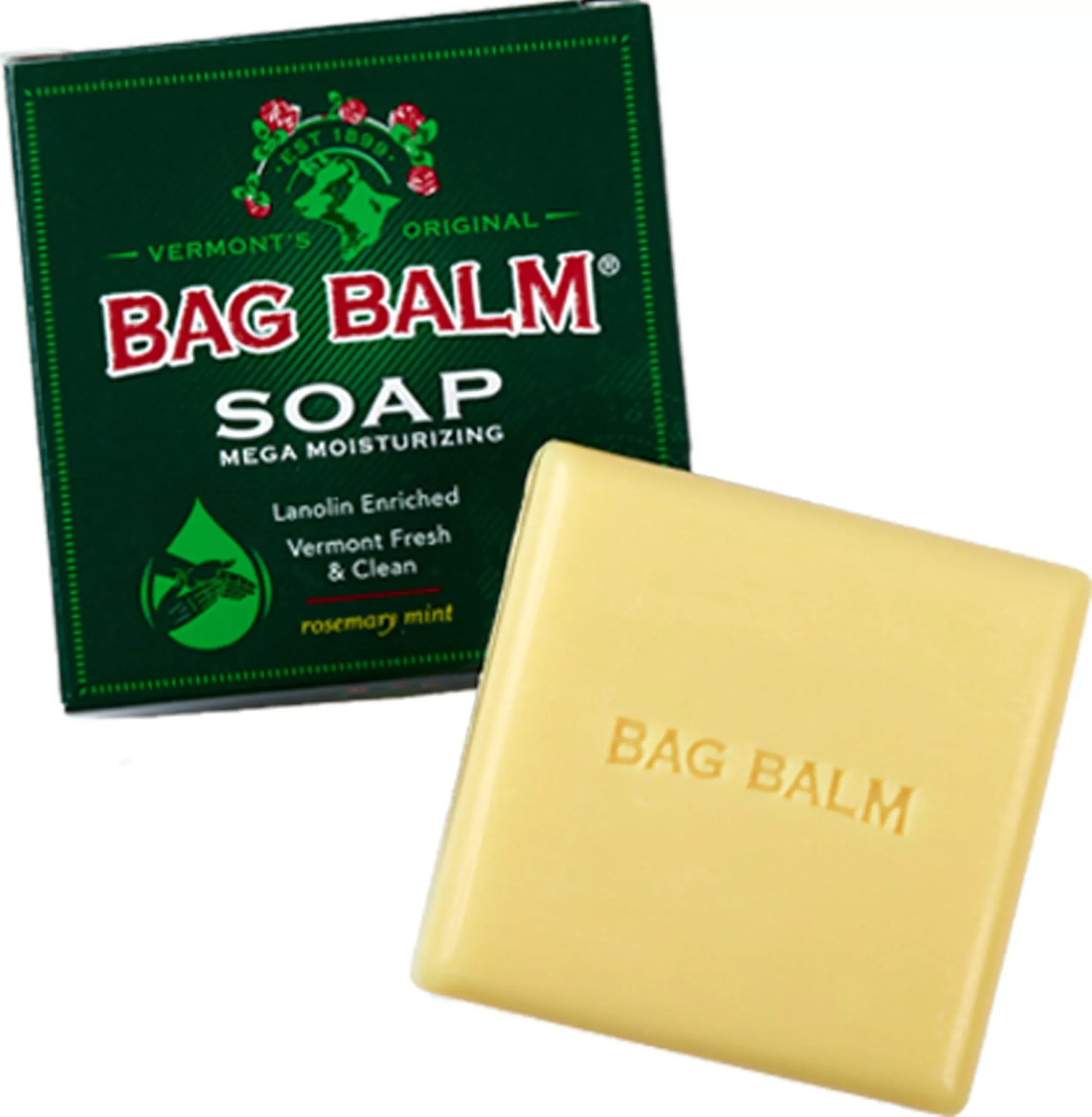 Bag Balm Soap Mega Moisturizing 3.9 OZ Rosemary Mint