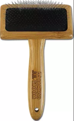 Bamboo Groom Slicker Brush – Medium