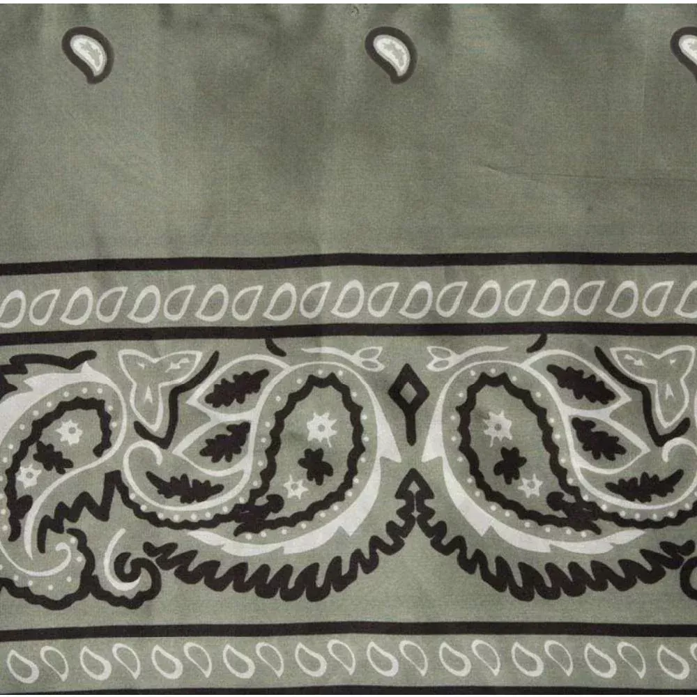 Bandana Silk Wild Rag - Sage