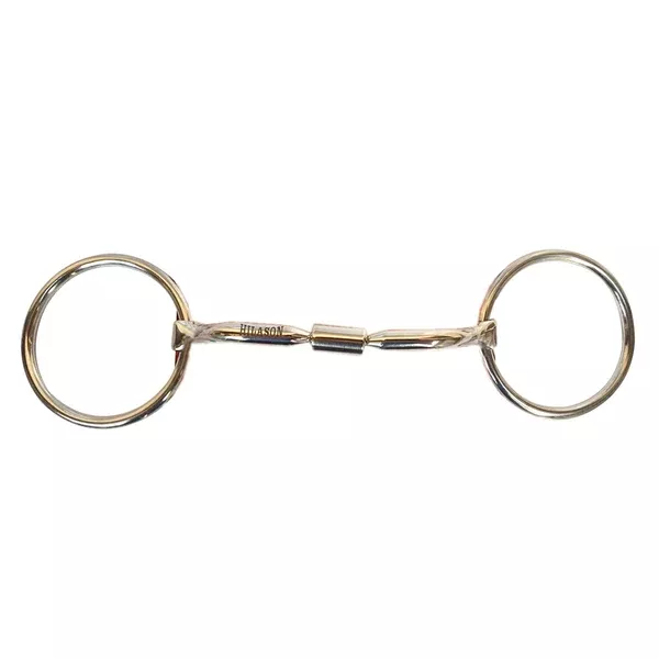 BAR H EQUINE 5 In Mouth Horse Bit Loose O Ring Stainless Steel
