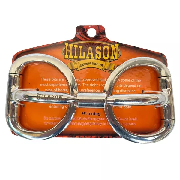 BAR H EQUINE 5 In Mouth Snaffle Bit With Stainless Steel