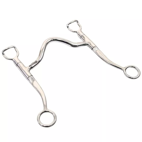 Bar H Equine Stainless Steel High Port Swivel Shank Bit