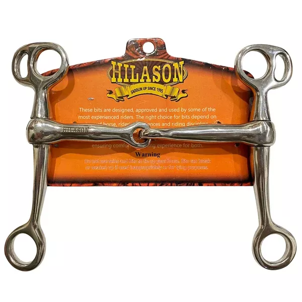 BAR H EQUINE Tom Thumb Curb Bit with Stainless Steel