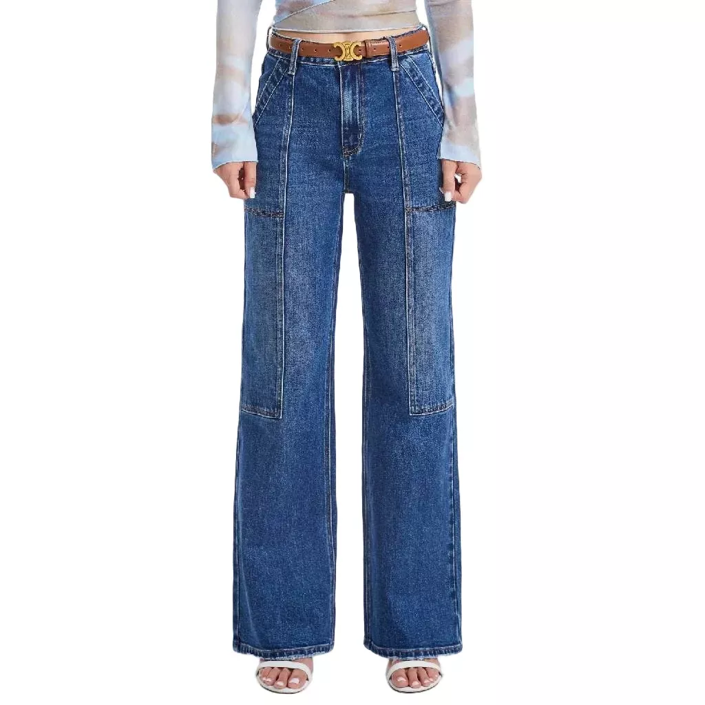 Bayeas High Rise Wide Leg Jean