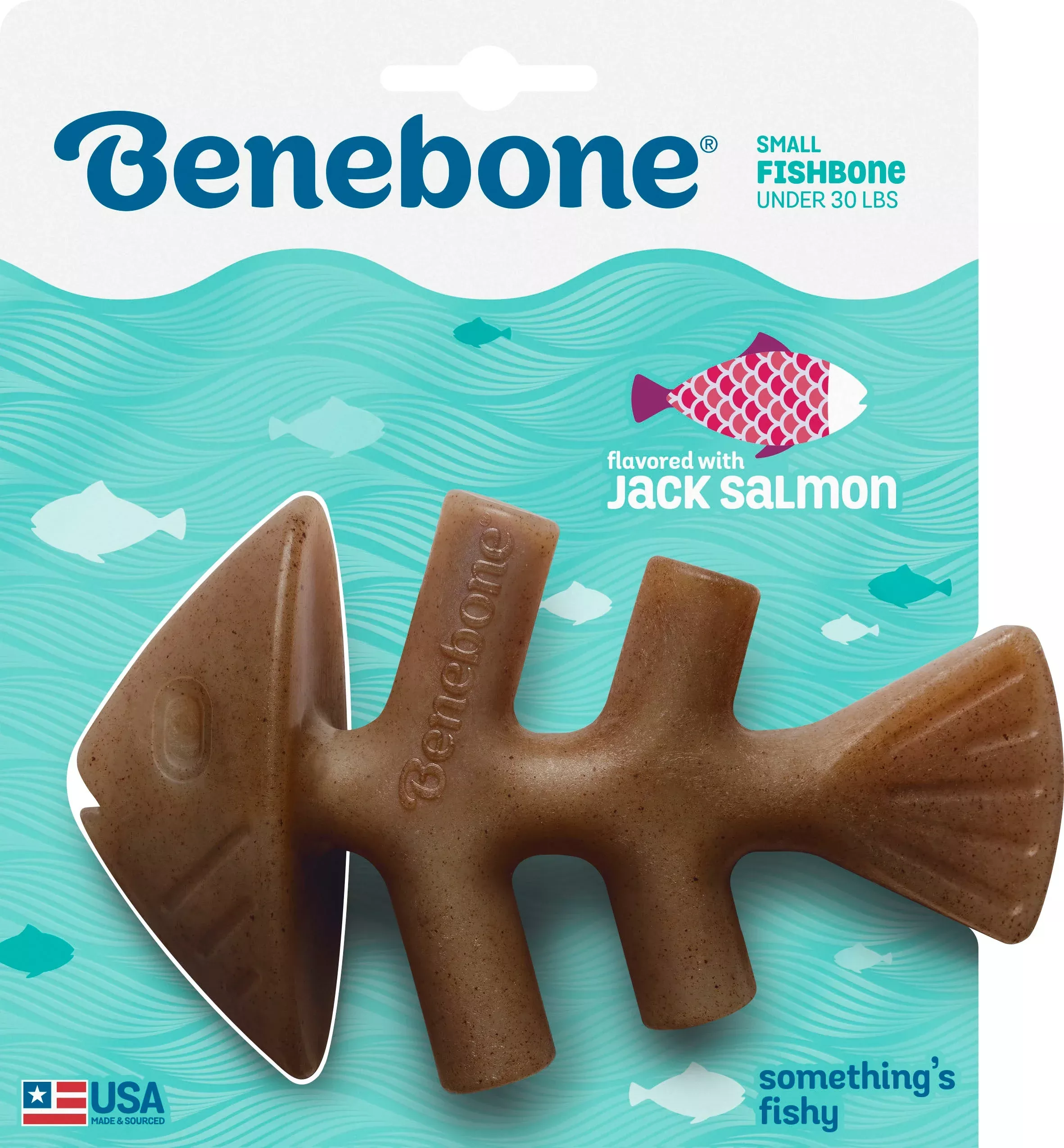 Benebone Fishbone Dog Chew, Small