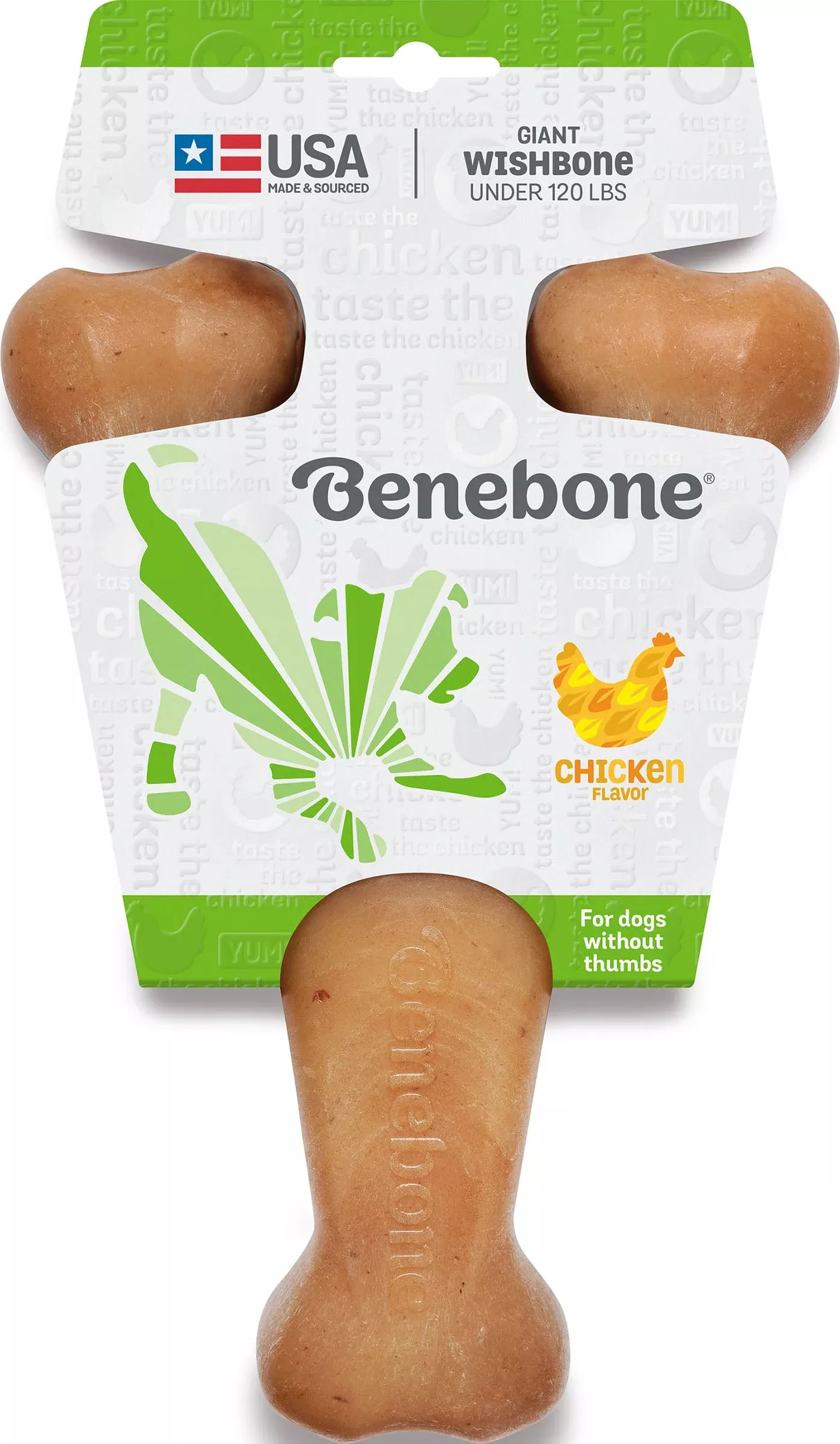 Benebone Wishbone Chicken Dog Chew Giant