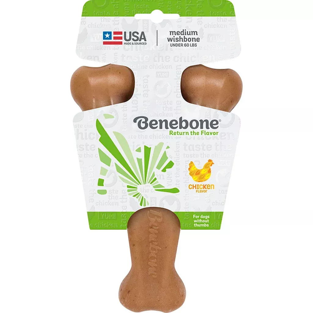 Benebone Wishbone Dog Chew Medium Chicken