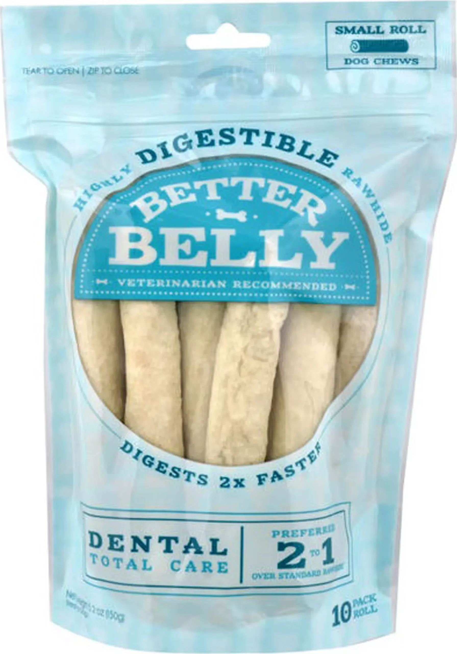 Better Belly Dental Rolls, Small, 10 Pack