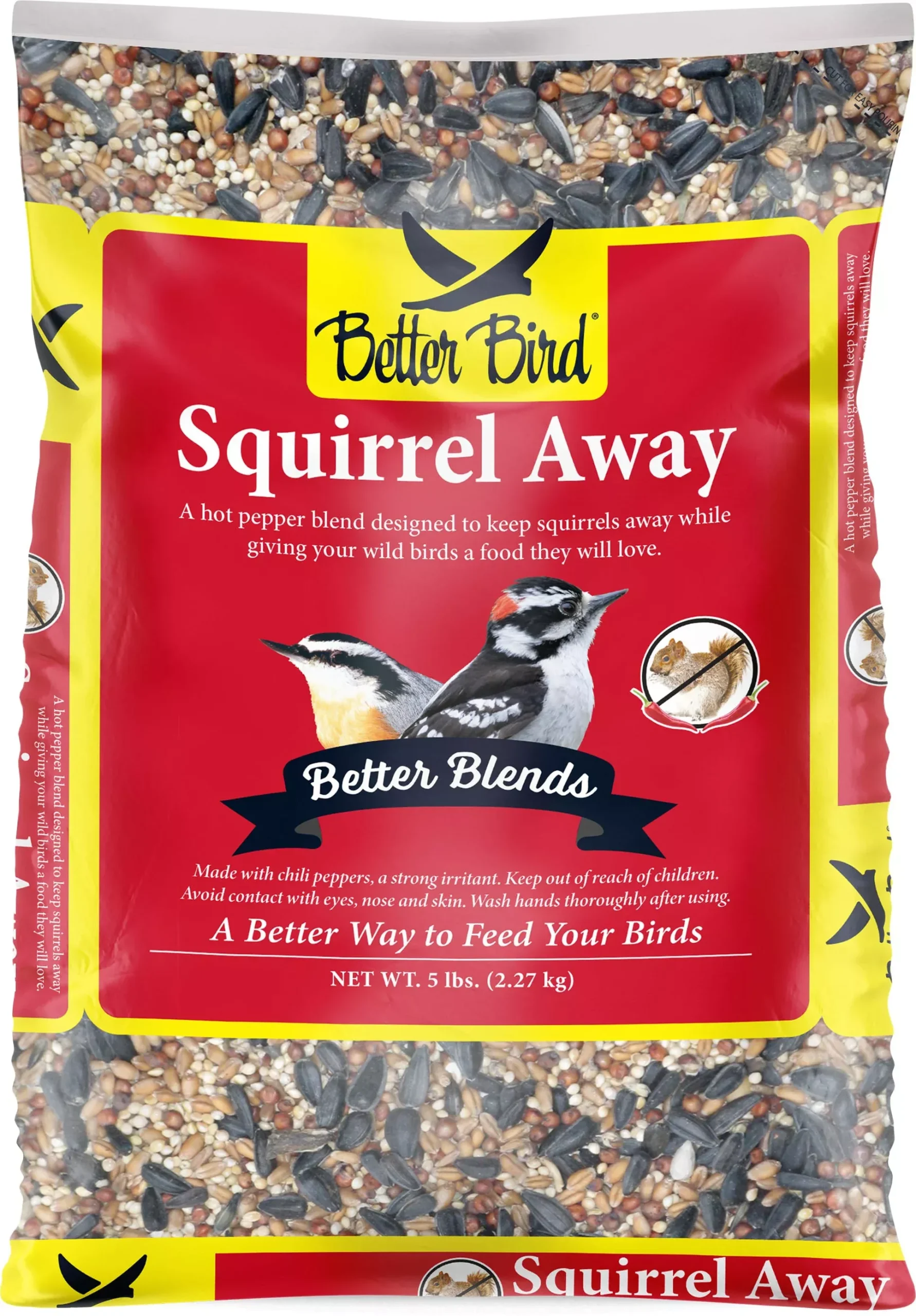 Better Bird Squirrel Away Bird Food, 5 lb