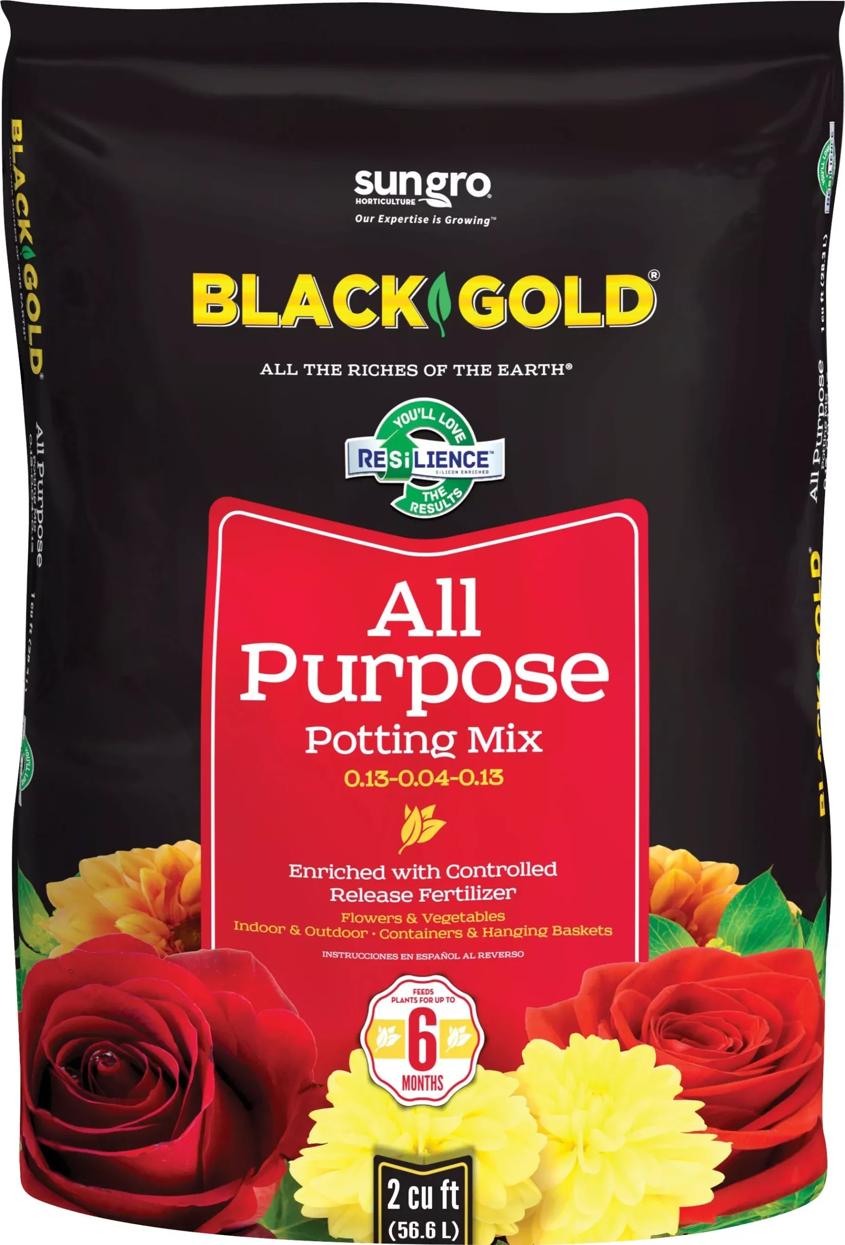 Black Gold All Purpose Plant Mix, 2 Cu.ft.