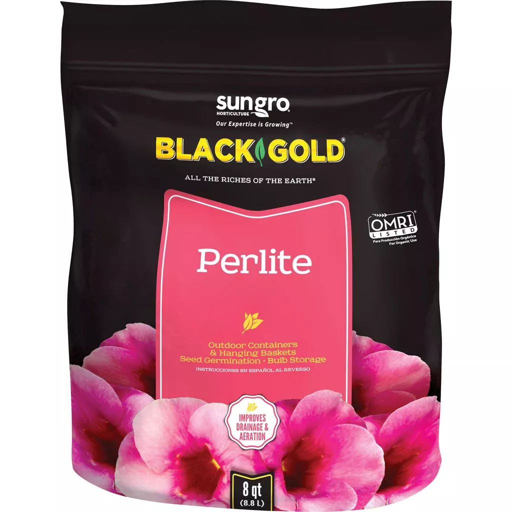 Black Gold Perlite, 8 qt