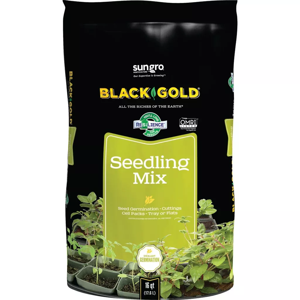 Black Gold Seedling Mix, OMRI, 16 qt
