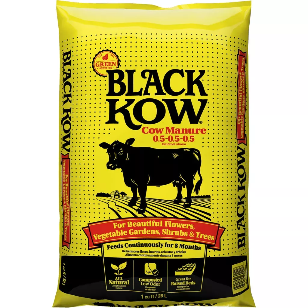 Black Kow Premium Composted Cow Manure, 1 cu ft